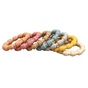 Nueva Pulsera de Silicona de Grado Alimenticio para Bebés, Suave, para la Dentición, Mejora la Concentración, Apta para Bebés de 1 a 12 Meses - Product Image 1