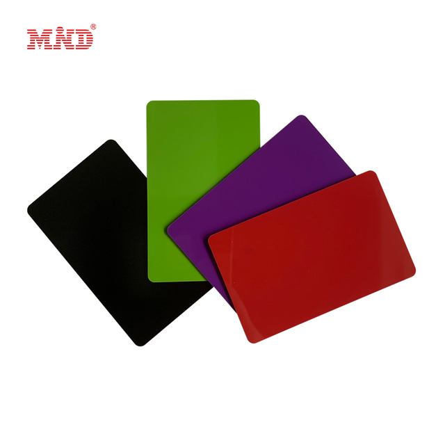Waterproof PVC Printable Blank NFC Card Colored Material RFID Smart Chip Card