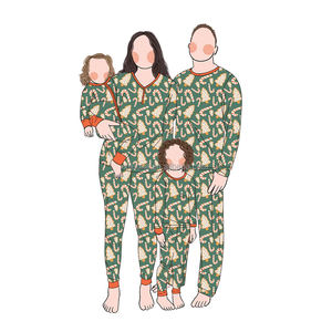 סיטונאי מותאם אישית 2pcs מרחב חיצוני מודפס פיג 'מות מזדמנים בגדי שינה להגדיר עבור משפחה - Product Image 3