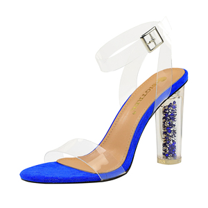 29-8 europea e Americana della moda locale notturno sexy <span class=keywords><strong>tacco</strong></span> alto di cristallo <span class=keywords><strong>con</strong></span> <span class=keywords><strong>tacco</strong></span> alto trasparente parola <span class=keywords><strong>con</strong></span> open toe scarpe <span class=keywords><strong>sandali</strong></span> - Product Image 2