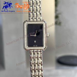 Montres analogiques en quartz pour femmes, montres de luxe en acier inoxydable pour femmes, montre-bracelet étanche pour femmes - Product Image 3