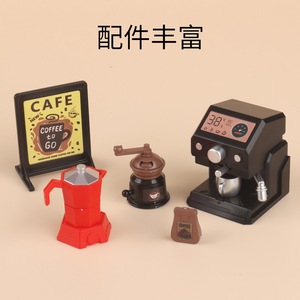 Macchina da Caffè e Cucina in Miniatura in Plastica per Casa delle Bambole - Decorazioni per Compleanno e Pasqua - Product Image 4
