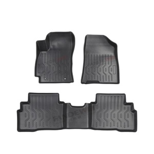 Alfombrilla de Piso para Auto de la Mejor Calidad, Antideslizante, Antiarañazos, Ignífuga, de Goma TPV 3D para <span class=keywords><strong>HYUNDAI</strong></span> <span class=keywords><strong>KONA</strong></span> 2024+ - Product Image 1