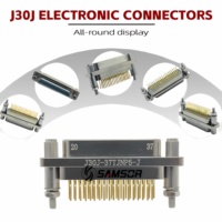 Connecteur électrique Micro-D Samsor MIL-DTL-83513 J30J-37TJN-J Multipin 200V pour applications défensives/aérospatiales