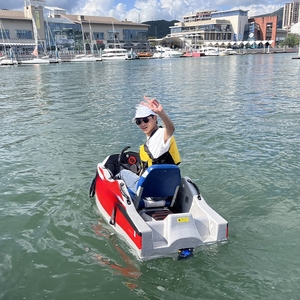 Mini jet-boat électrique de haute qualité personnalisé pour les sports nautiques, avec propulsion à jet, design gonflable, batterie 74AH - Product Image 5