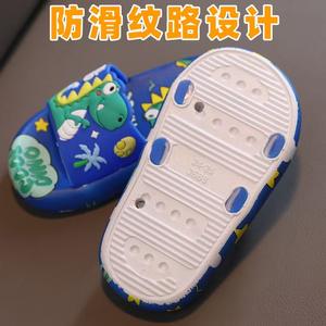 Sandalias <span class=keywords><strong>de</strong></span> baño <span class=keywords><strong>de</strong></span> Interior <span class=keywords><strong>de</strong></span> verano para niños, <span class=keywords><strong>zapatillas</strong></span> <span class=keywords><strong>de</strong></span> fondo <span class=keywords><strong>de</strong></span> PVC suave y cómodas para el hogar para niños y niñas, bonitas y antideslizantes - Product Image 5