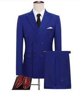 Abito da Uomo Elegante e di Lusso, Slim Fit, con Revers a Punta e Doppio Petto, 2 Pezzi, per Matrimoni, Sposi e Business, 9 Colori Solidi, OEM, Vendita all'Ingrosso - Product Image 3