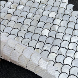 Mosaïque de coquilles de palourde naturelles KASARO, carreaux décoratifs autocollants pour murs de salle de bain, fournisseur de décoration commerciale en Chine - Product Image 5