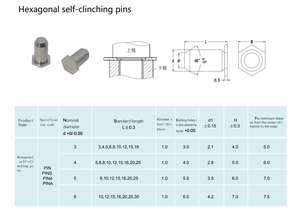 पिन-2.<span class=keywords><strong>3</strong></span> <span class=keywords><strong>3</strong></span> 4 5 6 कार्बन स्टील गैल्वेनाइज्ड लोटिंग पिन हेक्सागोनल स्व-क्लिंचिंग जिंक प्लेटेड पिन - Product Image 6