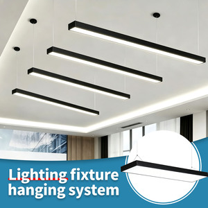Kit de suspension réglable en laiton avec crochets croisés pour câble métallique bifurqué, idéal pour l'installation de luminaires suspendus au <span class=keywords><strong>plafond</strong></span> - Product Image 5