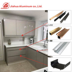 18毫米厨房装饰家具铝型材拉边衣柜把手 - Product Image 6