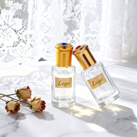 Harga pabrik OEM 2ml 3 Ml 6ml 12ml 24ml botol kaca parfum Lattar Roll on 3 Ml botol Attar dengan tutup emas aluminium dengan kotak