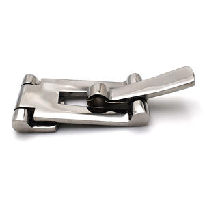 Verrou à loquet boucles automatique en acier inoxydable, 20 pièces, petite taille, fermeture à bascule, en acier inoxydable - Product Image 4