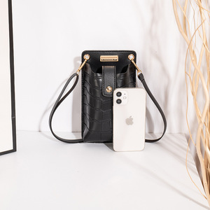 Fashion <strong>Bags</strong> Magnetic <strong>Phone</strong> Holder New <strong>Shoulder</strong> Strap Crossbody <strong>Bag</strong> Pu Leather Mini <strong>Mobile</strong> <strong>Phone</strong> <strong>Bag</strong> - Product Image 6