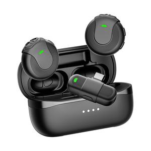 Microphone cravate sans fil S10 Mini avec modification de voix et réduction du bruit pour diffusion en direct, utilisable pendant la charge - Product Image 6