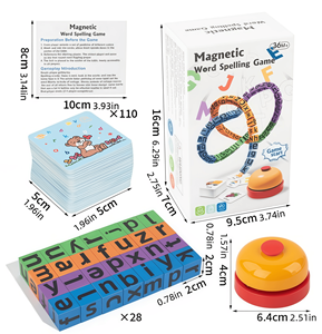 <span class=keywords><strong>Gioco</strong></span> Montessori in Legno per l'Apprendimento delle <span class=keywords><strong>Parole</strong></span>, Cubi Colorati per il Riconoscimento dell'Alfabeto, <span class=keywords><strong>Gioco</strong></span> Educativo per Bambini - Product Image 6
