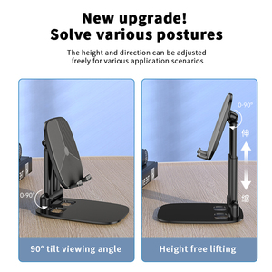 Supporto stabile per Tablet con supporto per telefono ABS pieghevole con supporto fotografico Mobile a 360 gradi compatibile con Apple iPhone - Product Image 5