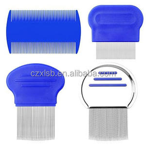 Set di 4 Pettini Antipulci in Acciaio Inox Riutilizzabili e Durevoli con Manico in Plastica, Design Classico e Facile da Pulire per Bambini - Product Image 2