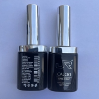 2024 nouveau Style 16ml en céramique coloré bouteille longue durée renforcer Bling ongles Gel couche de finition et couche de base Uv vernis à ongles