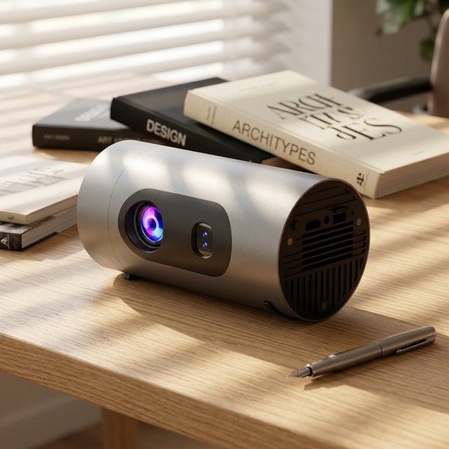 Q8PRO Smart Projector Android 14 Native 1080P 380 ANSI Lumens Auto Focus WiFi 6 Portable Home Theater Projector