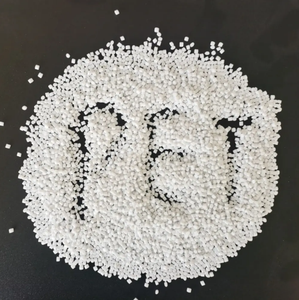 Partículas de tereftalato de polietileno de resina PET blanca de alto brillo directo de fábrica para moldeado y fibras de grado alimenticio - Product Image 3