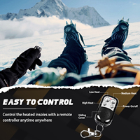 Semelles chauffantes Dr.Warm, contrôlables par application, rechargeables 2200mAh, pour l'hiver, le travail, la chasse, avec soutien de la voûte plantaire, semelles chauffantes thermiques