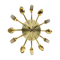 Jam Dinding Logam Emas Mewah Modern Dekoratif Rumah 3D Jam Dinding Analog Quartz Seni Horloge Jam Minimalis Reloj De Pared