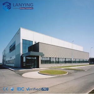 Edificio/Almacén/Sala Prefabricada de Acero y Vidrio con Panel Sándwich, Estructura de Acero Prefabricada, Almacén Aislado - Product Image 3