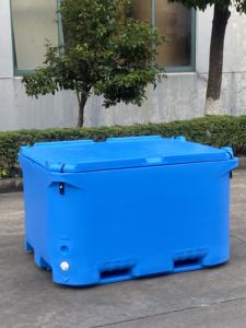 <span class=keywords><strong>Caja</strong></span> de Paletas Aislada Portátil Rotomoldeada Reutilizable Supergrande de 660 L, Plástico PE de Alta Resistencia, Moderna, para Transporte de Peces Vivos - Product Image 6