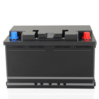 Boîtier de batterie Xingaomei 12V pour démarrage de voiture, batterie Lifepo4 vide, 58043 L/R AGM, coque ABS, résistance aux hautes températures, noir XUM-Q4-58043