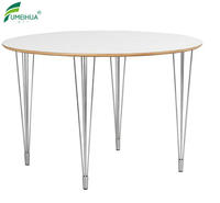 Table de café en HPL compact pour l'extérieur, mobilier de maison moderne, table à manger portable 12MM