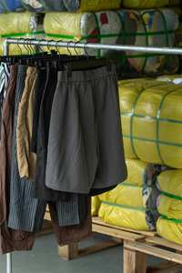 WS07 Pantaloncini Estivi Usati da Donna Misti a Pantaloncini Sportivi Casual da Corsa in Stile Bermuda/3 Pollici/3/4, <span class=keywords><strong>Abbigliamento</strong></span> di Seconda Mano - Product Image 3