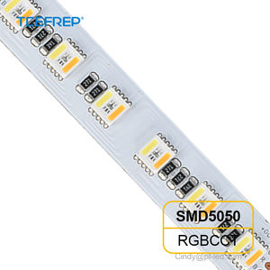 Hotel 60leds per meter RGBCCT <b>LED</b> <b>Strip</b> <b>24V</b> High CRI Flexible for Luxury Interior <b>Lighting</b> - Product Image 1