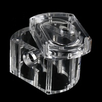 Prototypage rapide de petites pièces en acrylique PMMA, service de fraisage CNC sur mesure, fabrication de composants plastiques de précision