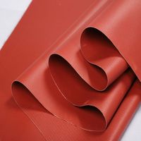 Tissu de fibre de verre enduit de silicone -- résistant à la chaleur résistant au feu ignifuge à hautes températures0.44