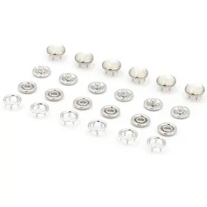 Custom Metal Pearl Prong Snap Button For Western Shirt Studs