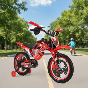 จักรยานเด็กสั่งทำพิเศษพร้อมที่นั่ง<span class=keywords><strong>ตุ๊กตา</strong></span>/ จักรยานเด็กสีแดงเท่ๆ สำหรับเด็กผู้ชาย/ จักรยานเสือภูเขาสำหรับเด็กอายุ 8-12 ปี - Product Image 1