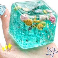 Lot de 8 jouets sensoriels anti-stress en forme de patte, de cube alimentaire et de fruit pour enfants et adultes – Boîte cadeau souple et compressible