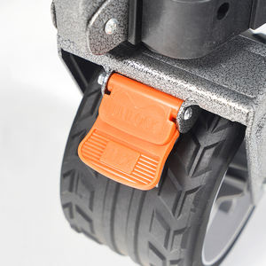 휴대용 접이식 피크닉 카트 100KG 적재 중량 슈퍼 빅 사이즈 1M2 사이드 포켓과 큰 휠 브레이크 비치 왜건 - Product Image 2