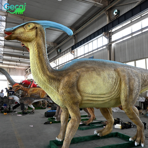 Modèle animatronique de Parasaurolophus du parc à dinosaures Gecai Jurassic à vendre pour les zoos et les zones touristiques - Product Image 5