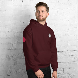 Felpa con Cappuccio Unisex Pesante 500GSM con Zip, Ricamo 3D e Design Stampato - Product Image 3