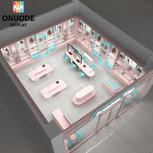 Custom Wig Store Interior Design <b>Wall</b> <b>Display</b> <b>Cabinets</b> and Salon Furniture for Hair Boutique - Product Image 6