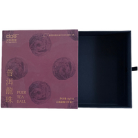 Caja de Regalo Deslizante de Cartón Rígido con Logotipo Personalizado, Ecológica, con Cubierta en Relieve, para Té, Joyería, Relojes, con Forro de Esponja