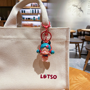 Creative 3D Electroplating Devil Sleeping Girl <strong>Plastic</strong> Keychain Cute Cartoon Colorful <strong>Doll</strong> Couple Bag Pendant <strong>Small</strong> Gift Model - Product Image 3
