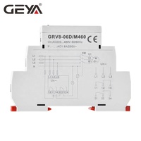 Relais de surveillance de tension et de séquence de phase GEYA GRV8-06 avec certification CE CB, protection contre les défaillances de phase et détection de tension