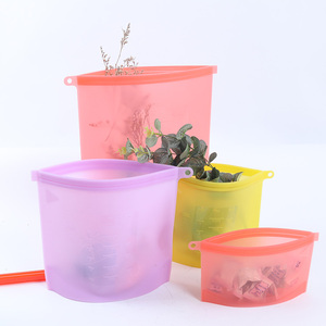 ถุงซิลิโคนเก็บอาหารแช่แข็งแบบใช้ซ้ำได้พร้อมโลโก้สั่งทำ - Product Image 6