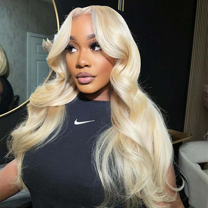 วิกผมลูกไม้แบบยาวพิเศษ 180% ความหนาแน่นสูง ทำจากผมแท้ แบบลอน  รองรับการปรับแต่งความยาวและขายส่ง - Product Image 4