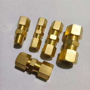 Raccord à compression double en laiton Changqiang, filetage 4-12 mm, pour équipement pneumatique de climatisation - Product Image 3