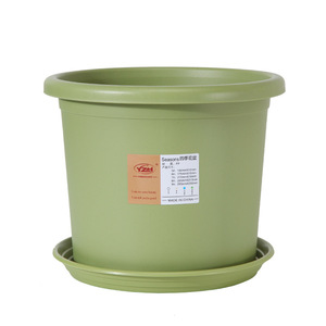 Pot de fleurs en résine de style nordique, grande taille, avec trou de drainage, pour plantes d'intérieur, décoration de la maison - Product Image 2