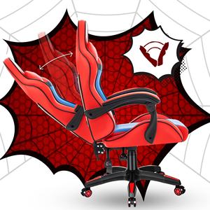 Chaise longue pour ordinateur de Gaming, fauteuil inclinable, Design <span class=keywords><strong>Spiderman</strong></span>, garçon, amoureux des jeux de course, livraison gratuite - Product Image 4